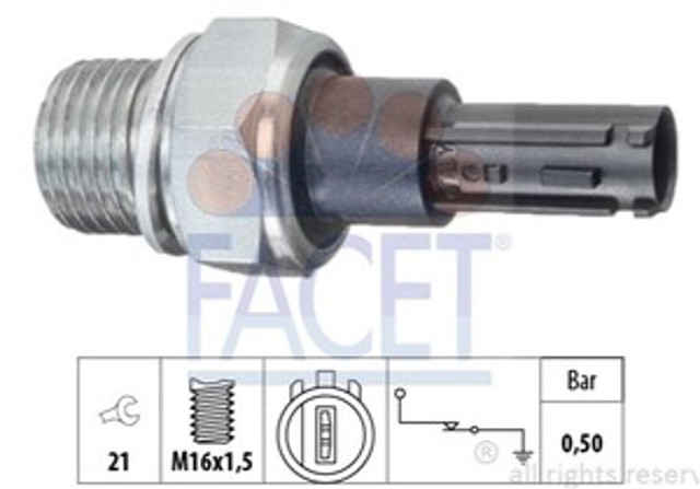 Датчик показника тиску масла 70203 FACET