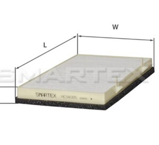 Фільтр салону вугільний AC14085 SMARTEX