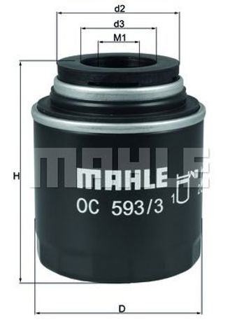 Фільтр відцентровий очищення масла OC5933 MAHLE