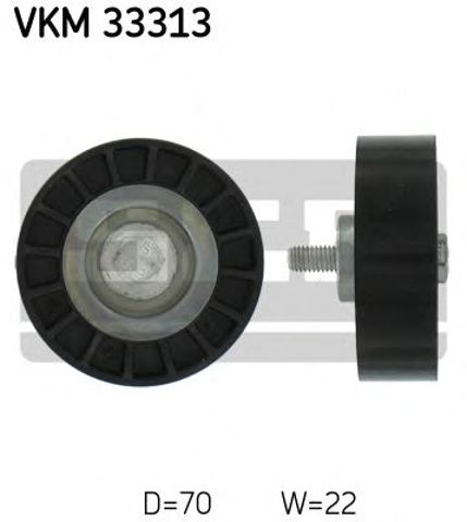 Натяжной ролик, поликлиновой  ремень VKM33313