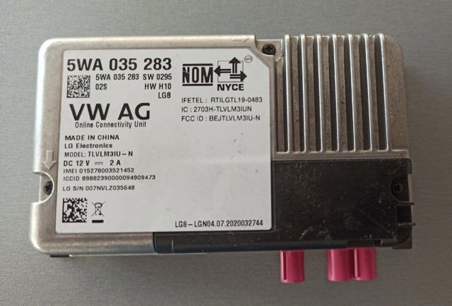 Блок керування Bluetooth 5WA035283 VAG