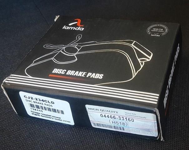 Задні дискові колодки Toyota Camry 7