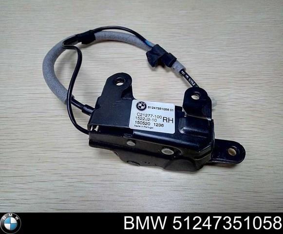 Замок задніх правих распашних дверей, нижній 51247351058 BMW