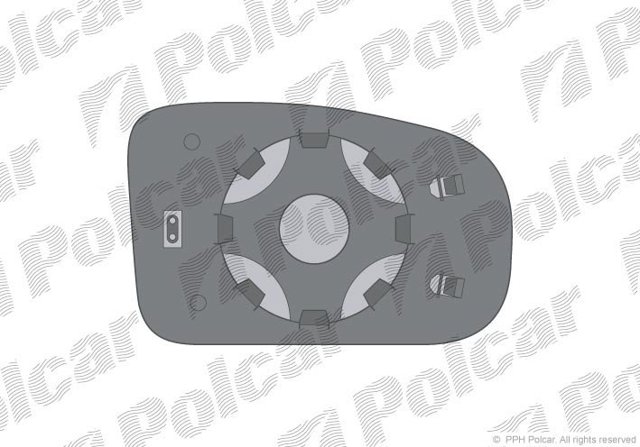 Дзеркальний елемент правого дзеркала заднього виду 9513551M POLCAR