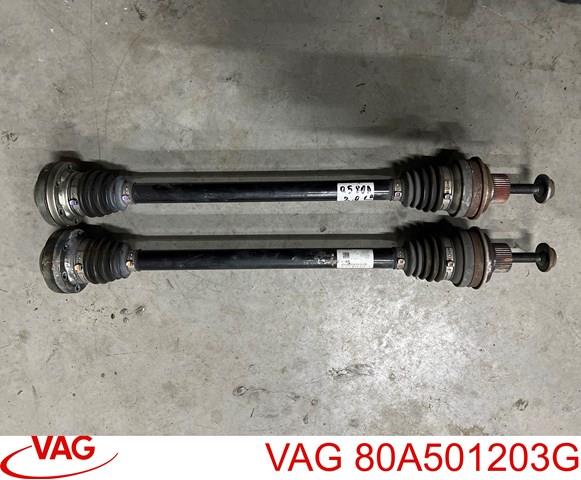 Піввісь задня, ліва 80A501203G VAG