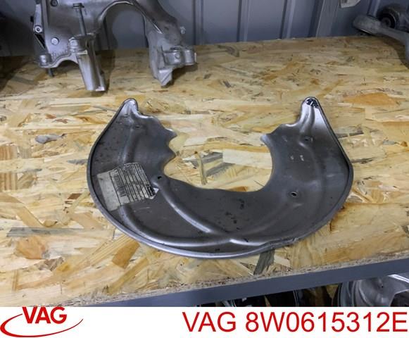 Захист гальмівного диска, переднього, правого 8W0615312E VAG