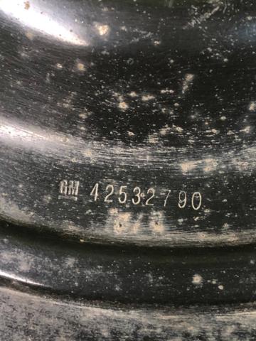 Захист гальмівного диска заднього, правого 42532790 GM