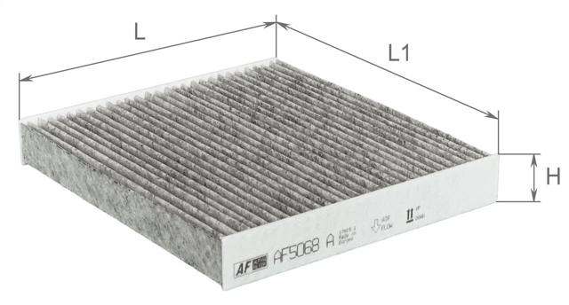 Фільтр, повітря у внутрішній простір AF5068A ALPHA FILTER