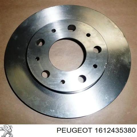Диск переднього гальма 1612435380 PEUGEOT