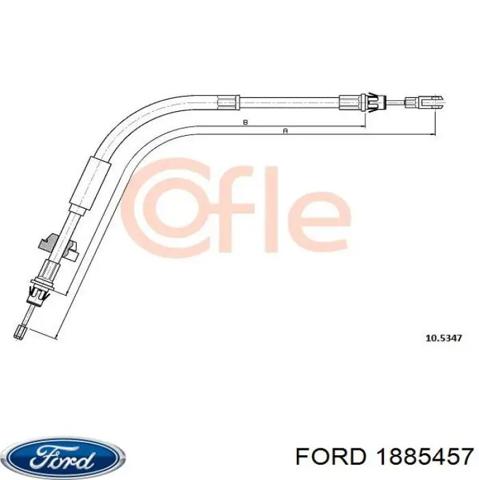 Трос ручного гальма передній 1885457 FORD