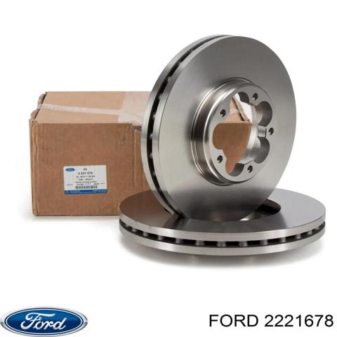 Диск переднього гальма 2221678 FORD