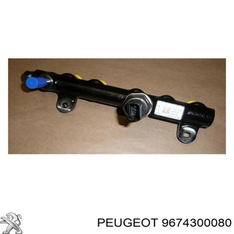 Рампа форсунок системи упорскування палива 9674300080 PEUGEOT