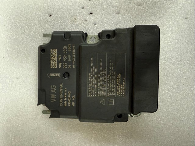 Блок управління airbag 992959655D PORSCHE