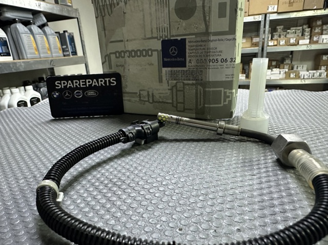 Датчик температури відпрацьованих газів (ВГ), перед фільтром сажі A0009050632 MERCEDES