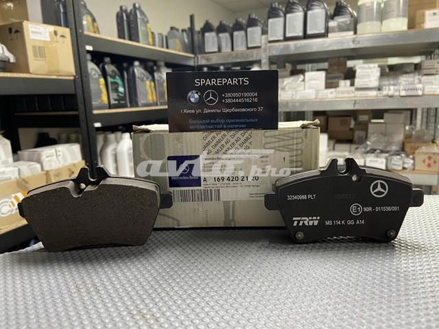 Колодки передні A1694202120 MERCEDES