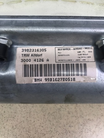 Подушка безпеки бокова 3982316305 BMW
