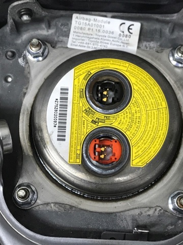 Подушка безпеки, водійська, AIRBAG 4513042120C0 TOYOTA