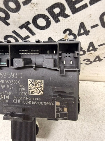 Блок комфорту передніх дверей 4M0959593D VAG