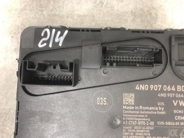 Блок комфорту 4N0907064AH VAG