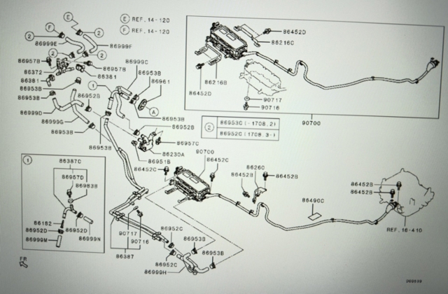 Корпус термостата в зборі 7805A390 MITSUBISHI