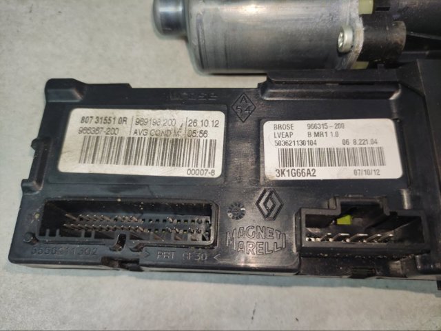 Мотор склопідйомника дверей задніх, лівих 807315510R RENAULT