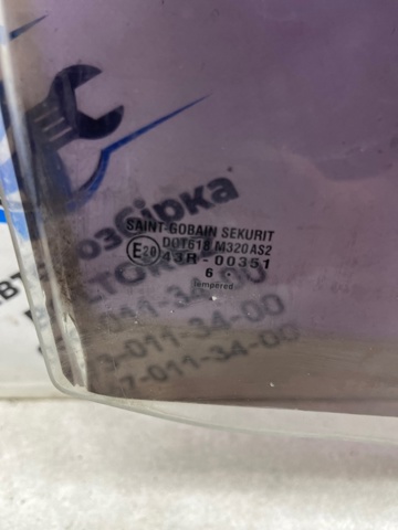 Вікно задніх дверей 96304140 GM