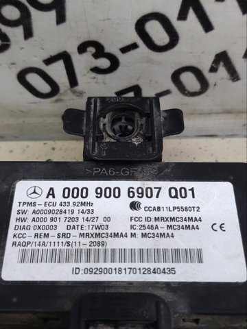 Блок системи контролю тиску в шинах A0009006907 MERCEDES