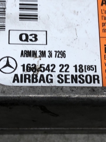 Модуль-процесор управління подушки безпеки A1635421318 MERCEDES