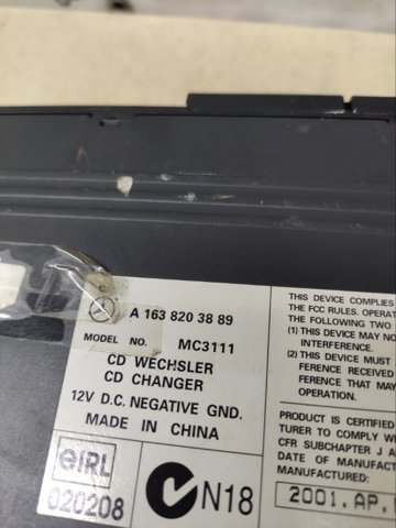 Чейнджер A1638203889 MERCEDES