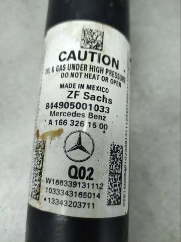 Циліндр підвіски A1663200030 MERCEDES