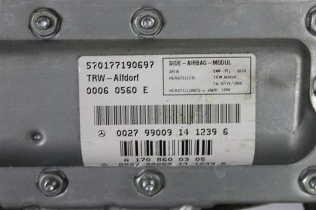 Подушка безпеки, передній, лівих дверей AIRBAG A1708600305 MERCEDES