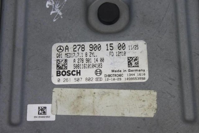 Комп'ютер двигуна A2789001500 MERCEDES