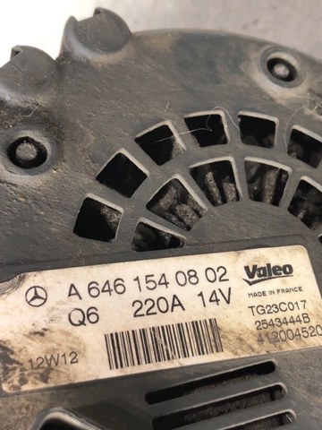Авто генератор A6461540802 MERCEDES