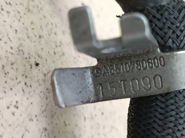 Трубка паливна, від фільтра до насосу A6510703981 MERCEDES