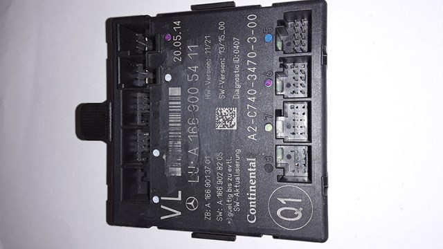 Блок комфорту передніх дверей A1669005411 MERCEDES