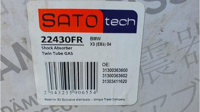 Амортизатор передньої підвіски 22430FR SATO TECH
