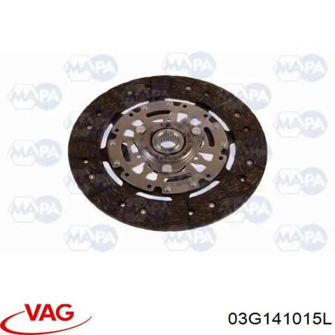 Комплект зчеплення (диск, корзина, підшипник) 03G141015L VAG