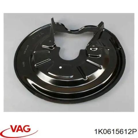 Захист гальмівного диска заднього, правий 1K0615612P VAG