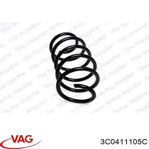 Пружина передньої підвіски 3C0411105C VAG