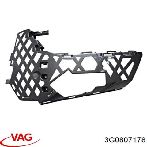 Кронштейн бампера переднього, правий 3G0807178 VAG