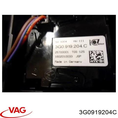 Годинники в салон, на панелі 3G0919204C VAG