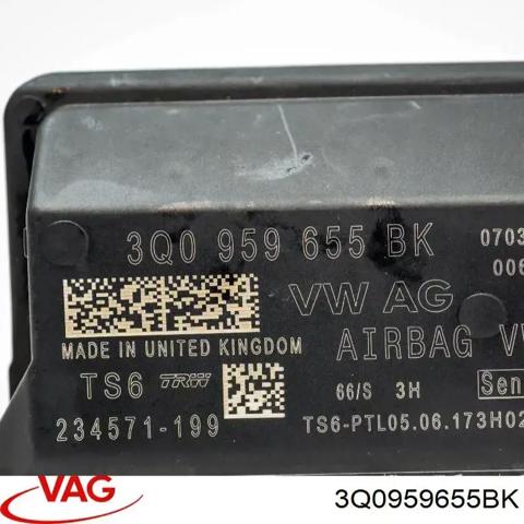 Модуль-процесор управління подушки безпеки 3Q0959655BK VAG