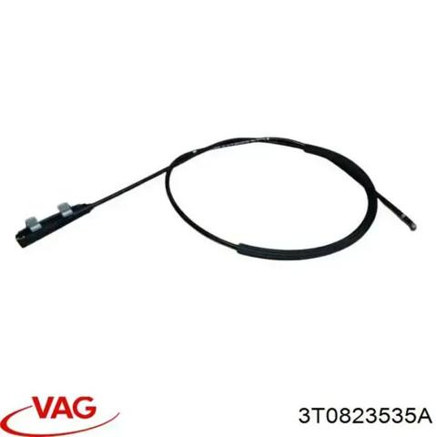 Трос відкриття капота, задній 3T0823535A VAG