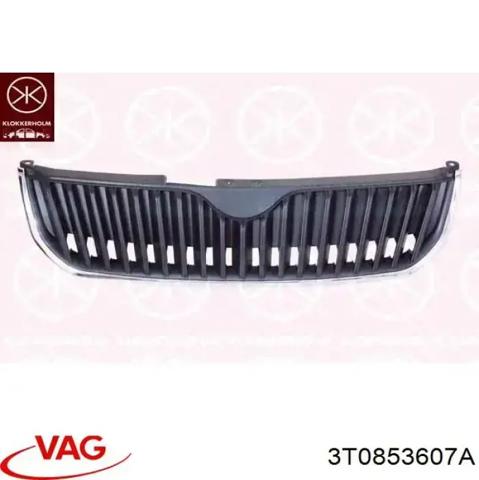 Молдинг решітки радіатора, нижній 3T0853607A VAG