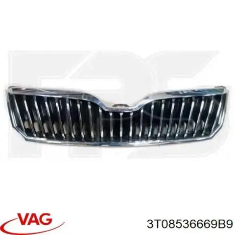 Решітка переднього бампера, права 3T08536669B9 VAG
