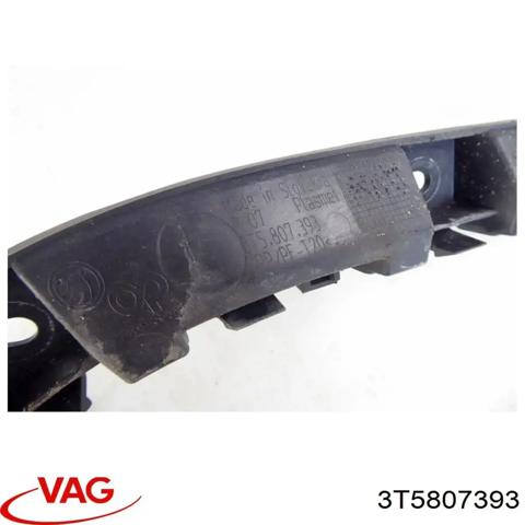 Направляюча заднього бампера, ліва 3T5807393 VAG