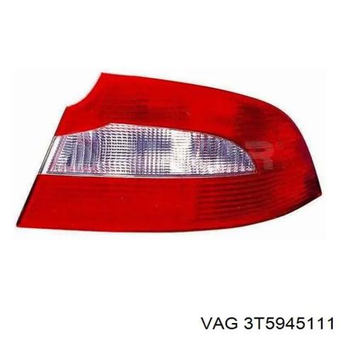 Ліхтар задній лівий, зовнішній 3T5945111 VAG