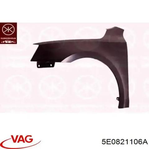 Переднє праве крило 5E0821106A VAG