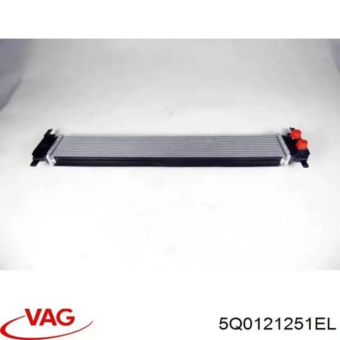 Радіатор охолодження двигуна, додатковий 5Q0121251EL VAG