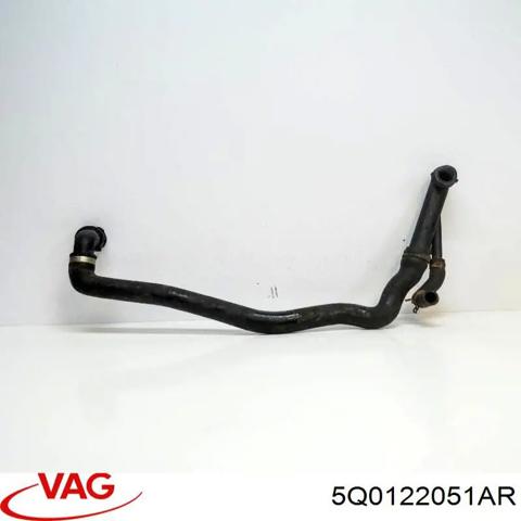 Шланг/патрубок радіатора охолодження, нижній 5Q0122051AR VAG